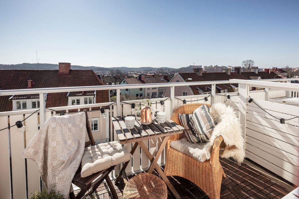 terraza estilo nordico